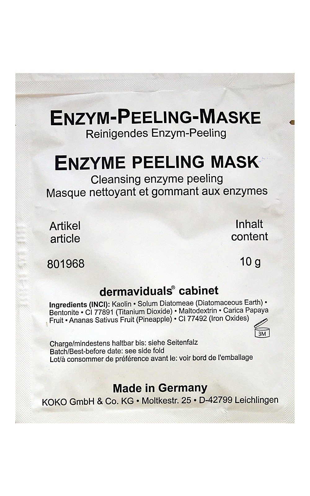 Enzym-Peeling-Maske